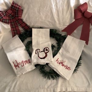 Disney inspired flour sack towels
